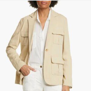 Nili Lotan Hunt Jacket in Khaki Size 4 *NWT*